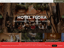 Tablet Screenshot of hotelflora.it