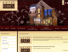 Tablet Screenshot of hotelflora.pl